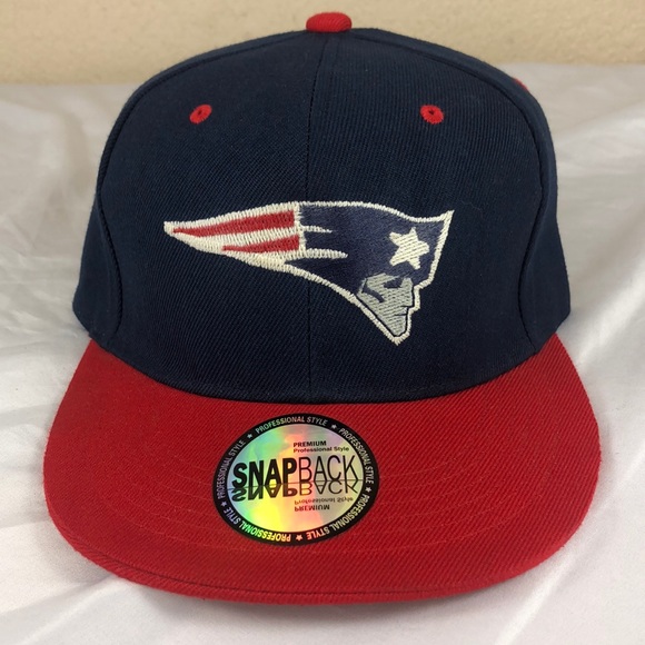 New England Patriots SnapBack Premium Flat Cap - Picture 1 of 8
